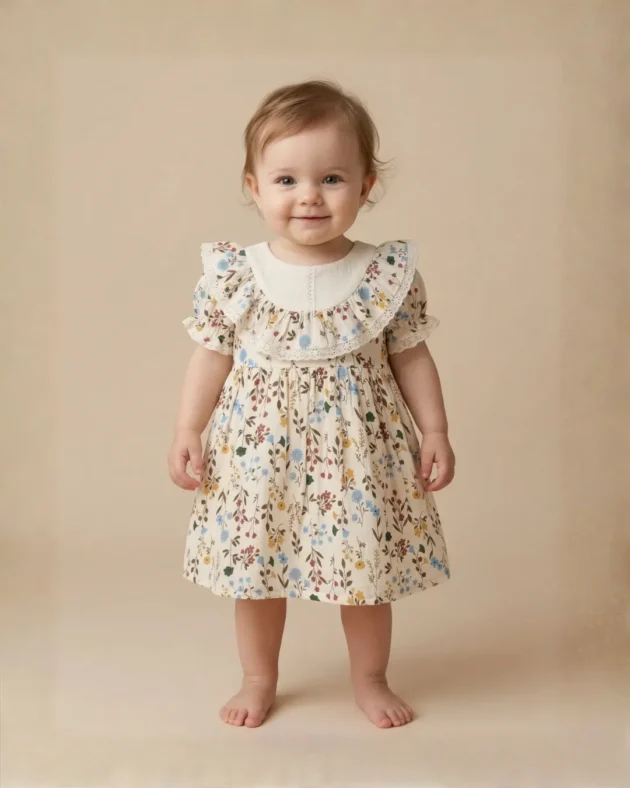 Meadow Bloom Muslin Frock