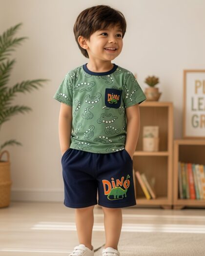 Dino Adventure Cotton Set