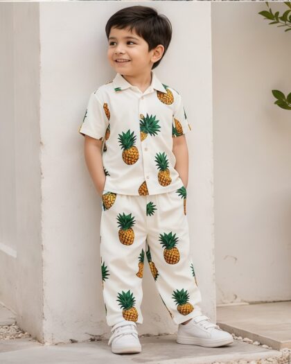 Pineapple Paradise Co-ord Set for Boys