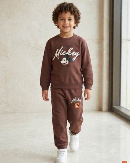 Mickey Classic Kids’ Brown Co-Ord Set