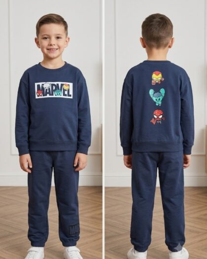 Marvel Superhero Kids’ Sweatshirt & Jogger Set