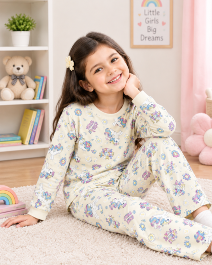 Dreamy Unicorn Print Kids’ Co-Ord Set
