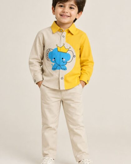 yellow Cartoon Shirt